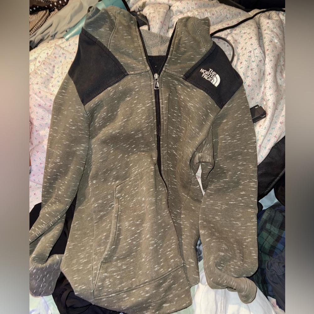boys XL North face zip up jacket.